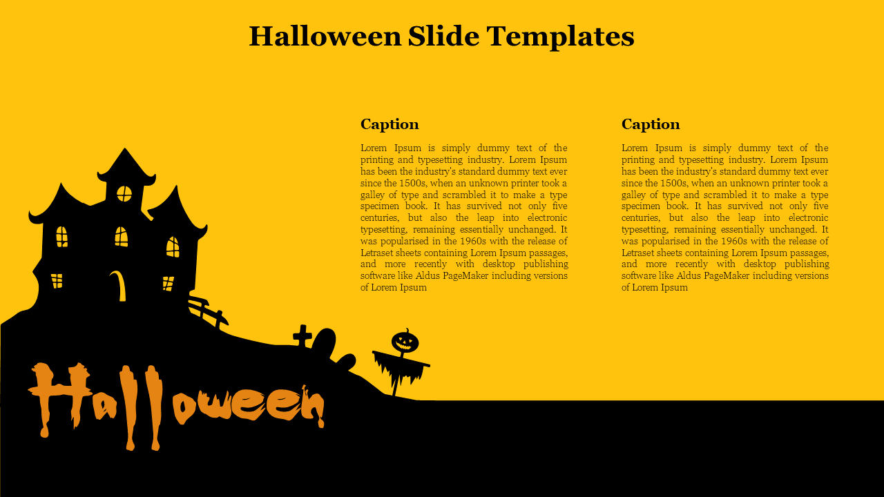 Free Halloween Slide Templates